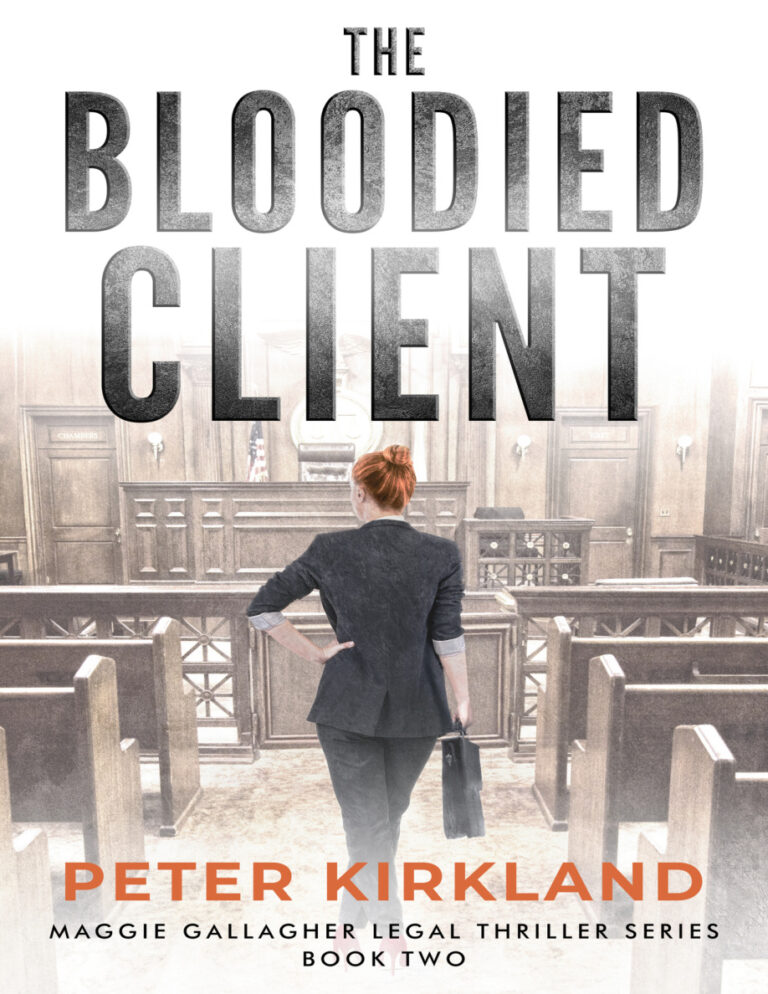 The Bloodied Client Peter Kirkland Kitap Kapağı
