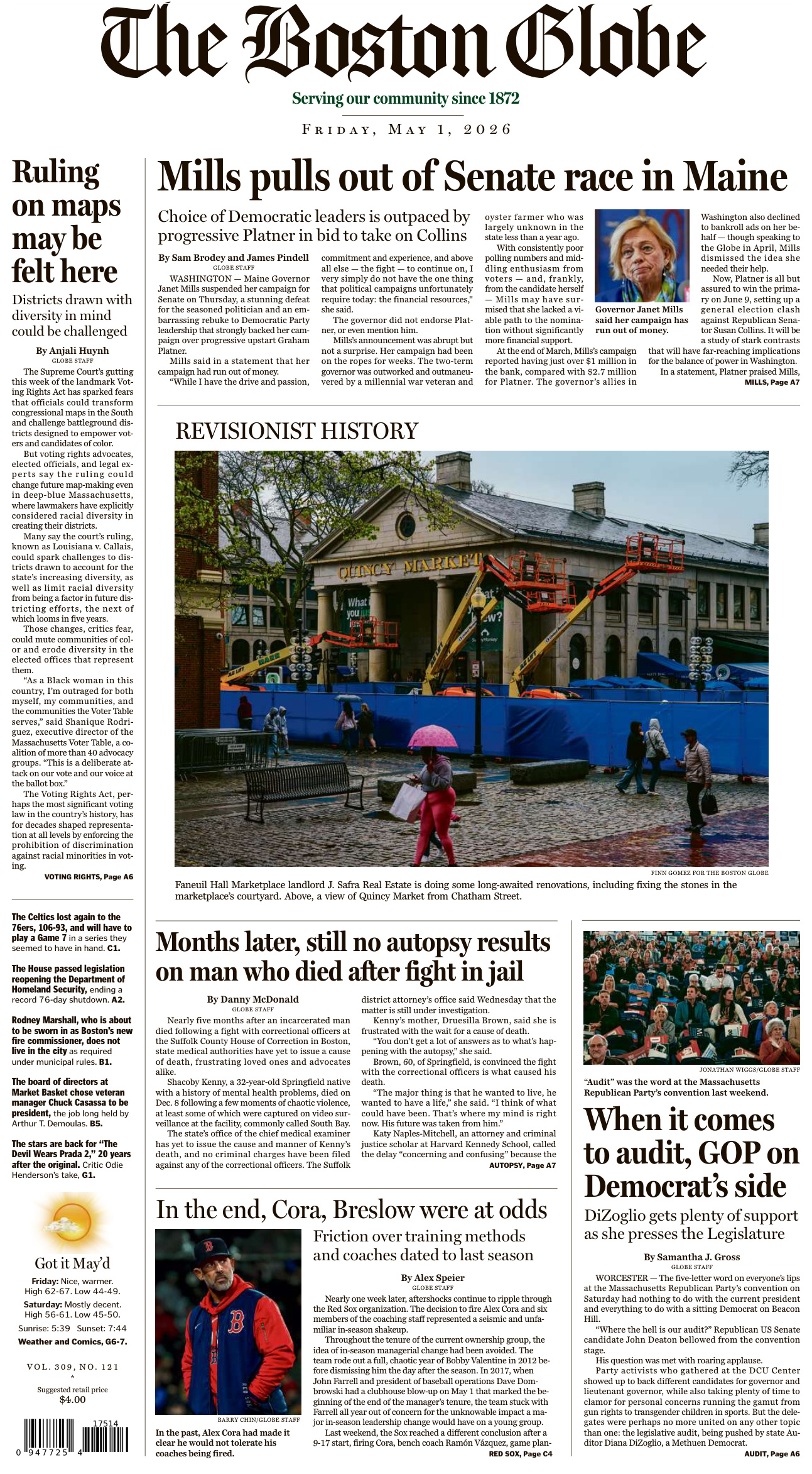 The Boston Globe - May 01 2026 PDF Download