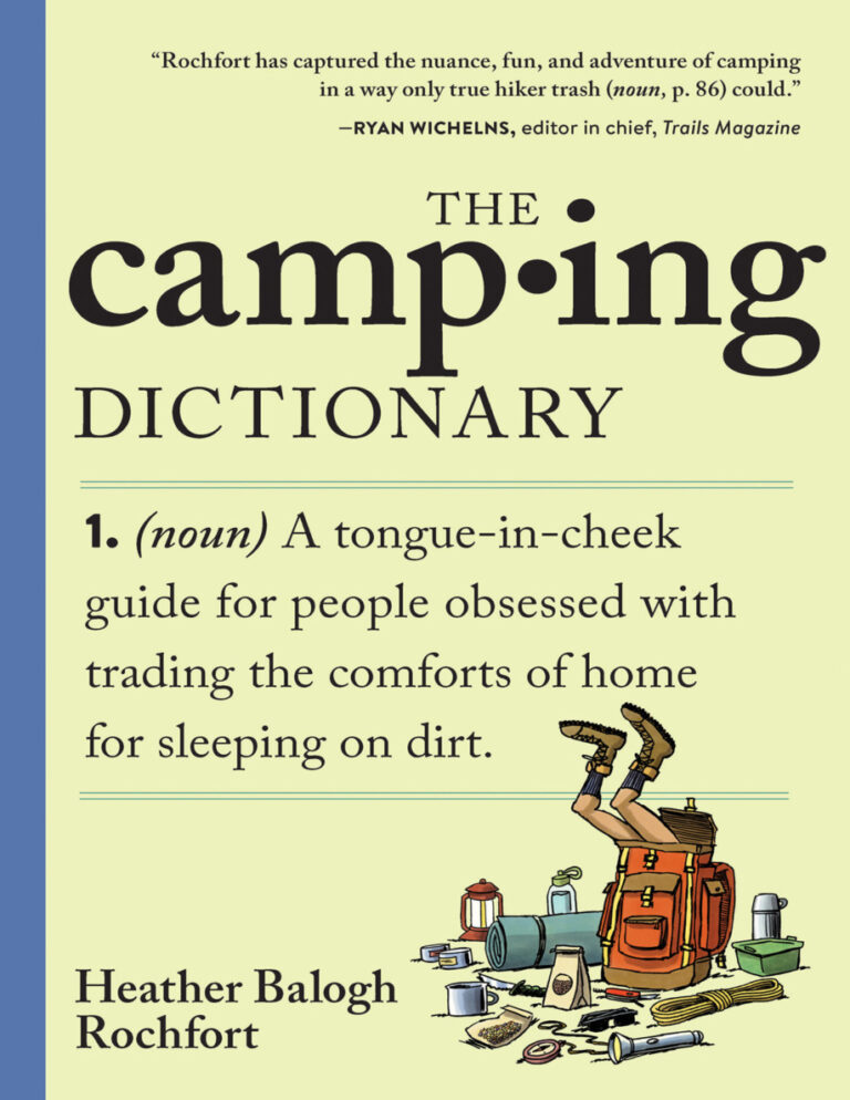 The Camping Dictionary Heather Balogh Rochfort Kitap Kapağı