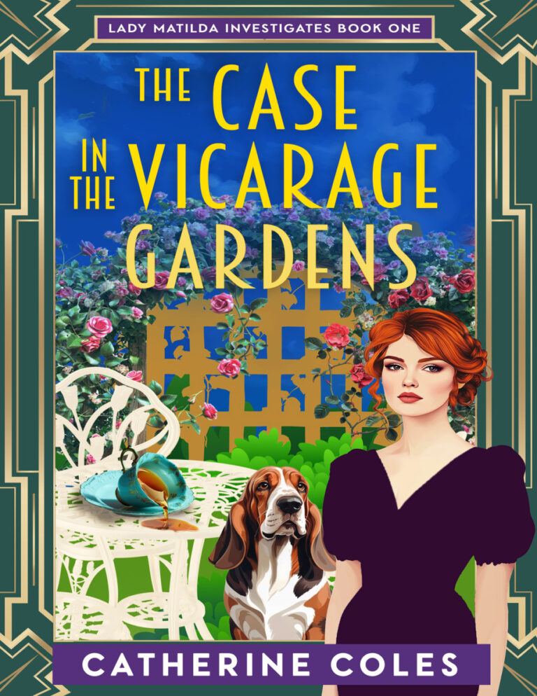 The Case in the Vicarage Gardens Catherine Coles Kitap Kapağı