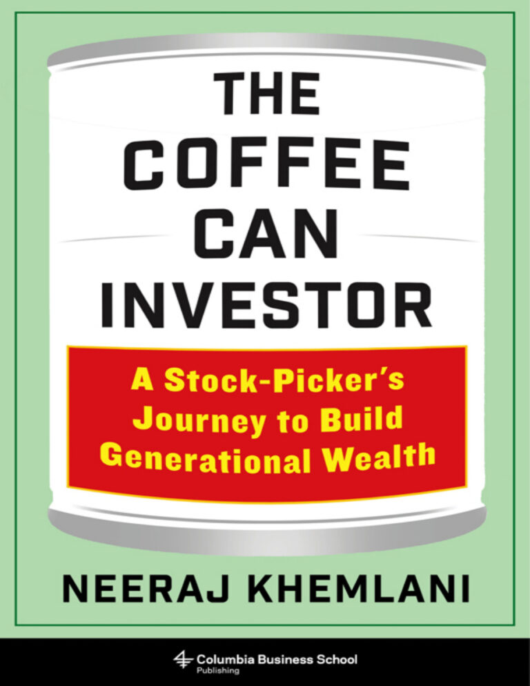 The Coffee Can Investor Neeraj Khemlani Kitap Kapağı
