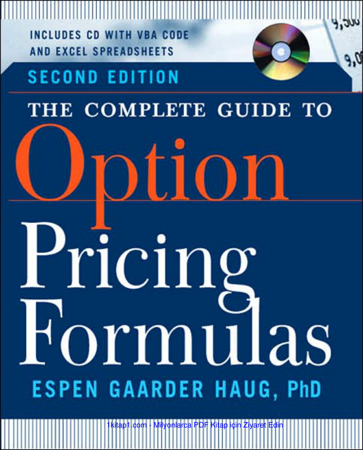 The Complete Guide to Option Pricing Formulas 200 240713 Kitap Kapağı