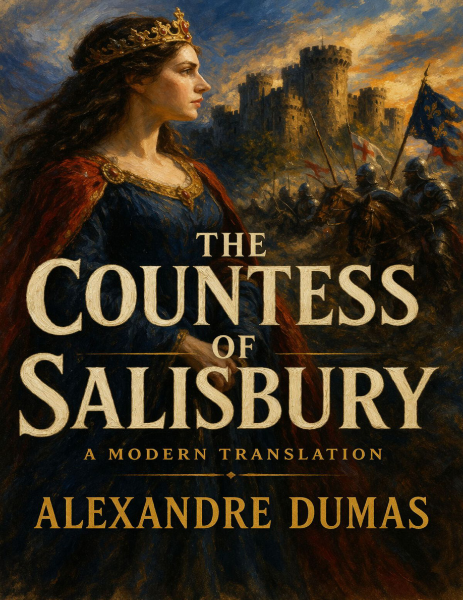 The Countess of Salisbury Alexandre Dumas Kitap Kapağı