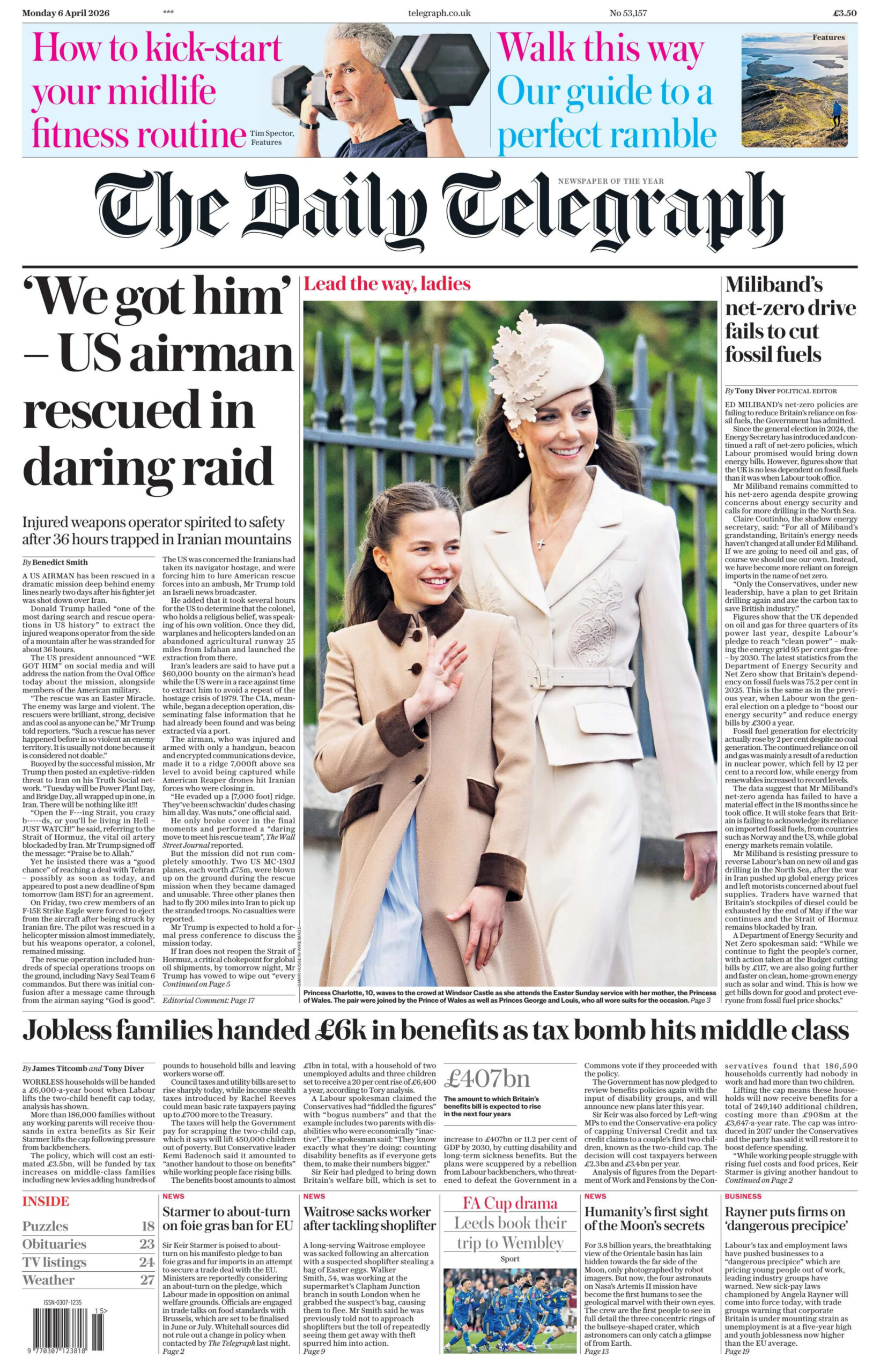 The Daily Telegraph 6 April 2026 PDF Download