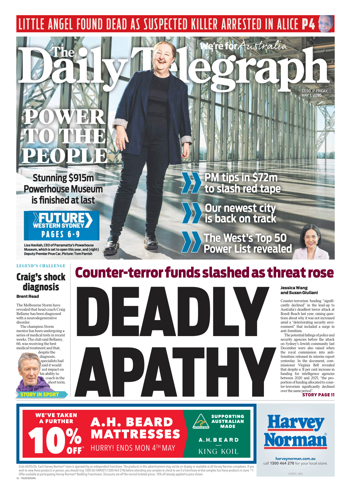 The Daily Telegraph Australia - 1 May 2026 PDF Download
