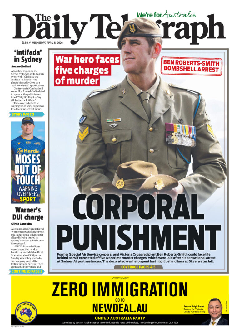 The Daily Telegraph Australia 8 April 2026 The Daily Telegraph Australia Kitap Kapağı