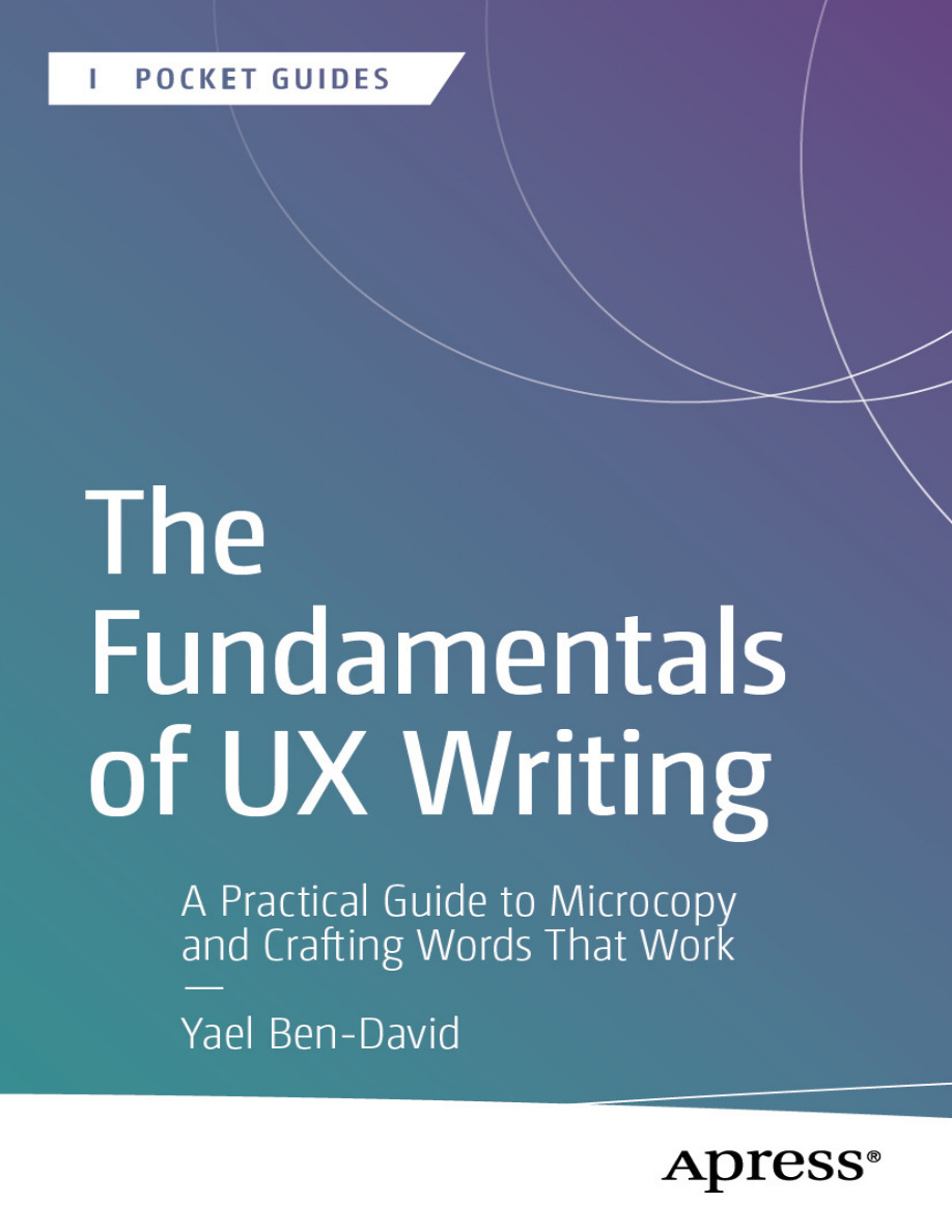 The Fundamentals of UX Writing Yael Ben David Kitap Kapağı