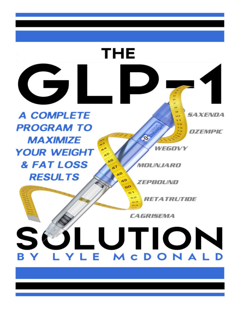 The GLP 1 Solution Lyle McDonald Kitap Kapağı