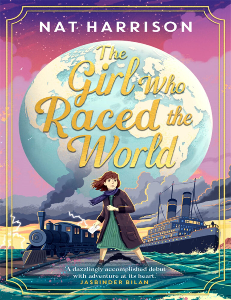 The Girl Who Raced The World Nat Harrison Kitap Kapağı