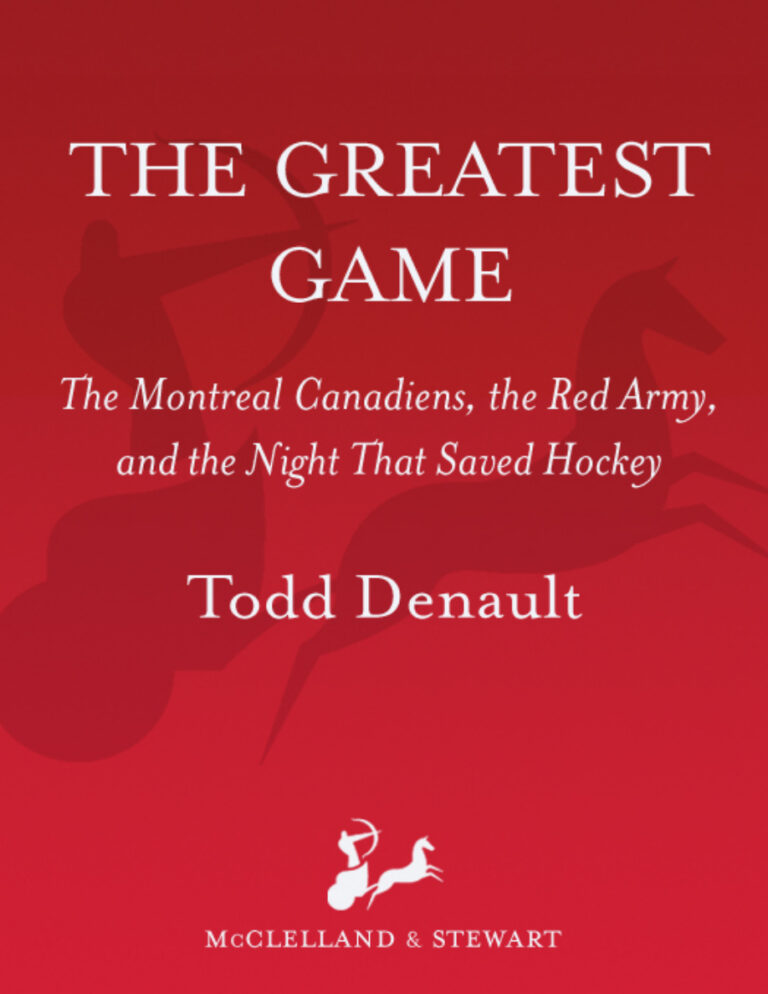 The Greatest Game Todd Denault Kitap Kapağı