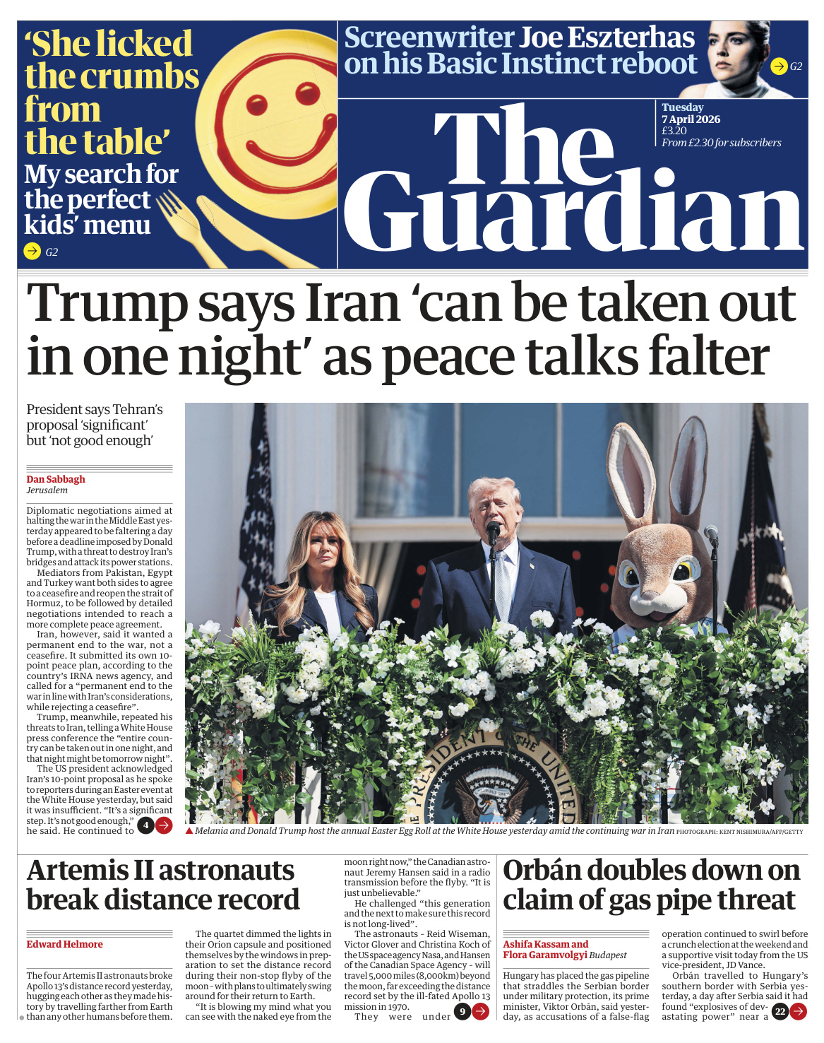 The Guardian April 07 2026 The Guardian Kitap Kapağı