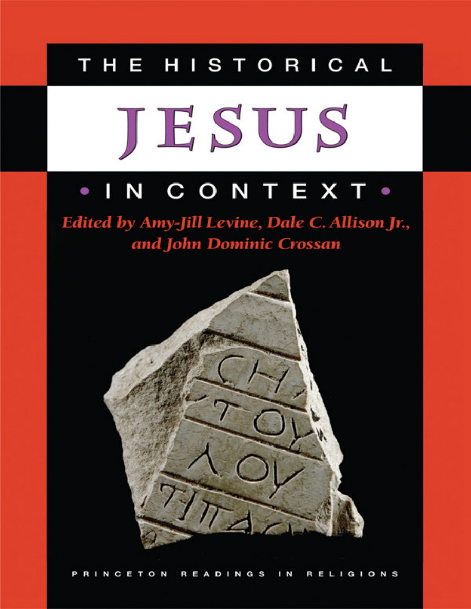 The Historical Jesus in Context PDF Download
