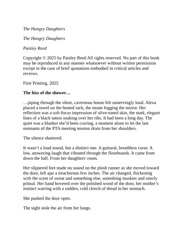 The Hungry Daughters Paisley Reed Kitap Kapağı