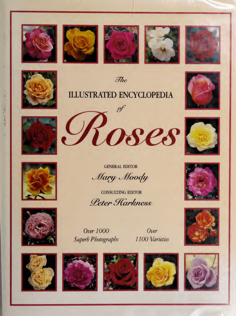 The Illustrated Encyclopedia of Roses Mary Moody Kitap Kapağı