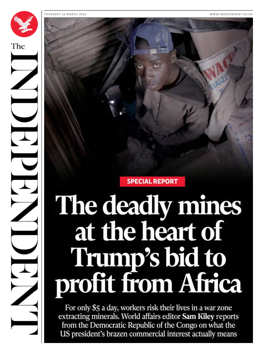 The Independent 26 March 2026 PDF Download