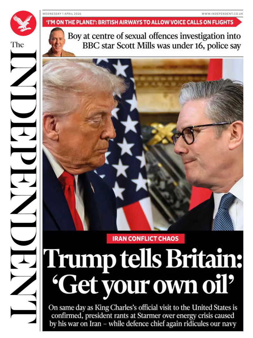 The Independent April 01 2026 PDF Download