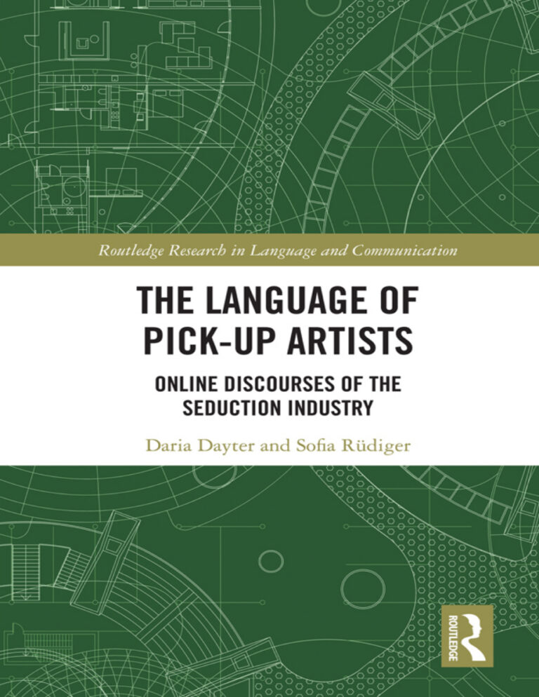 The Language of Pick Up Artists Daria Dayter Kitap Kapağı