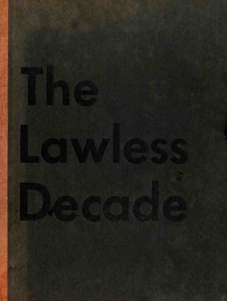The Lawless Decade Paul Sann Kitap Kapağı