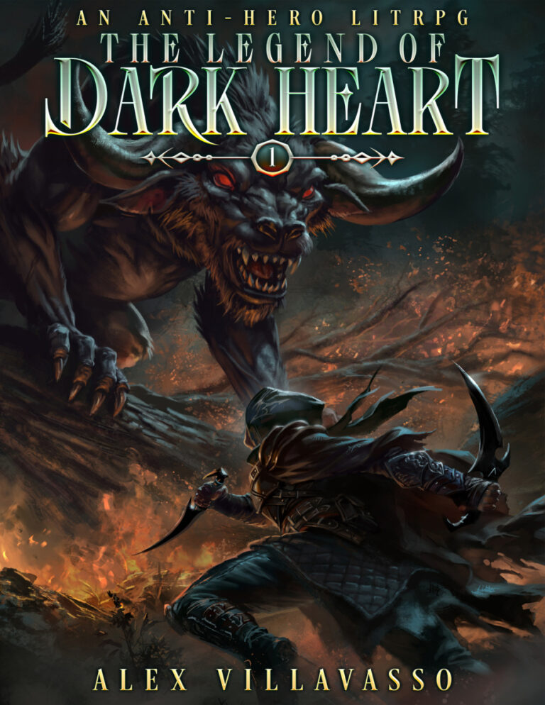 The Legend Of Dark Heart 1 Alex Villavasso Kitap Kapağı