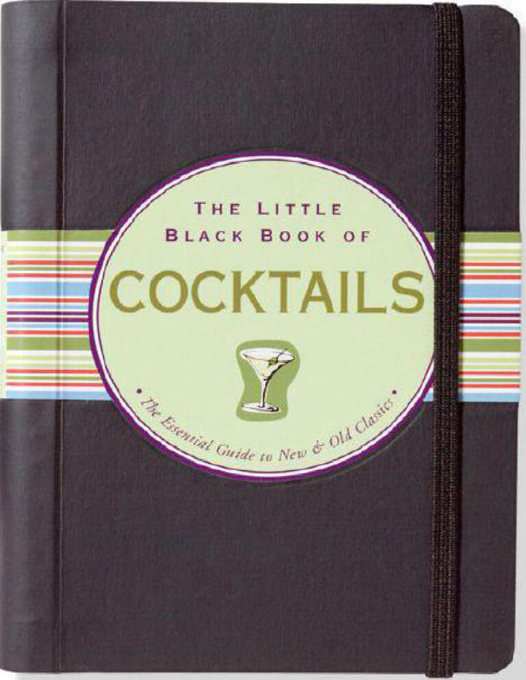 The Little Black Book of Cocktails Virginia Reynolds Kitap Kapağı
