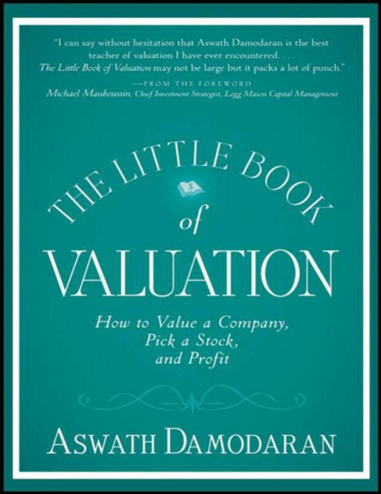 The Little Book of Valuation How to Value a Company, Pick a Stock Kitap Kapağı