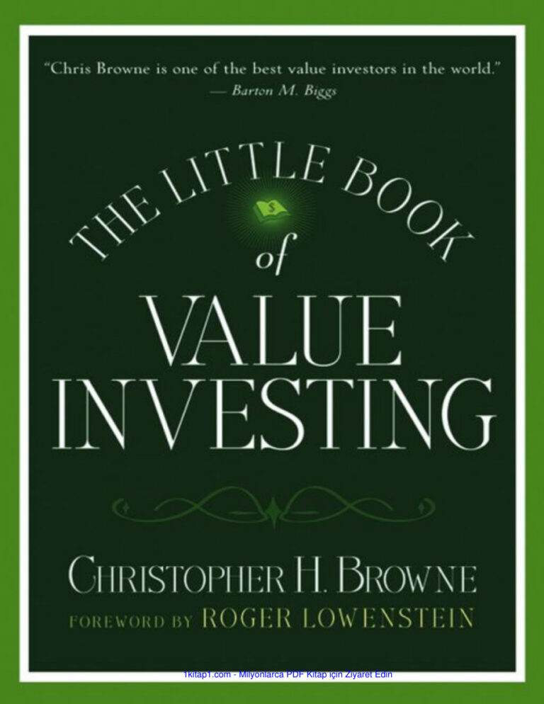 The Little Book of Value Invest Christopher H Brow 240627 Kitap Kapağı