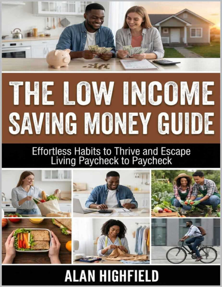 The Low Income Saving Money Guide Alan Highfield Kitap Kapağı