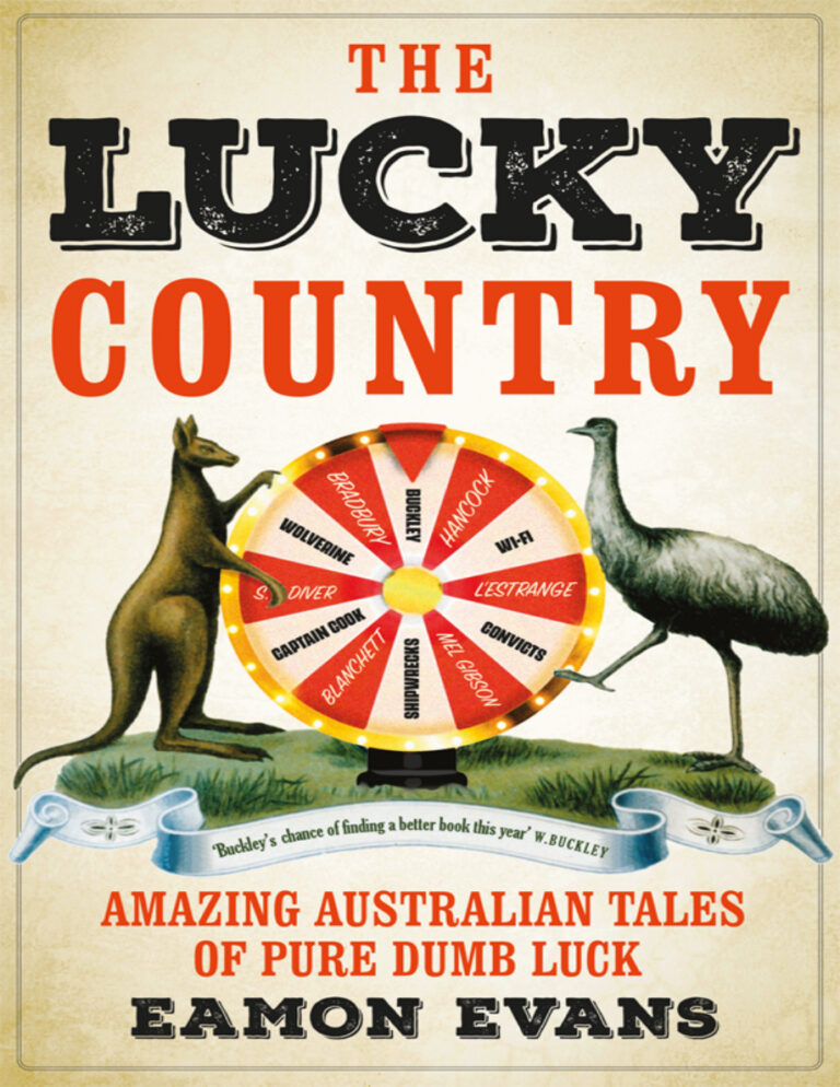 The Lucky Country Eamon Evans Kitap Kapağı