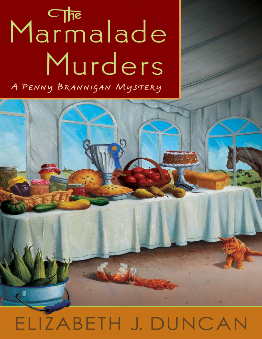 The Marmalade Murders Elizabeth J Duncan Kitap Kapağı