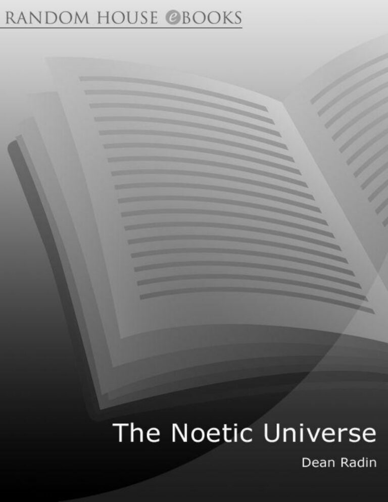 The Noetic Universe Dean Radin Kitap Kapağı