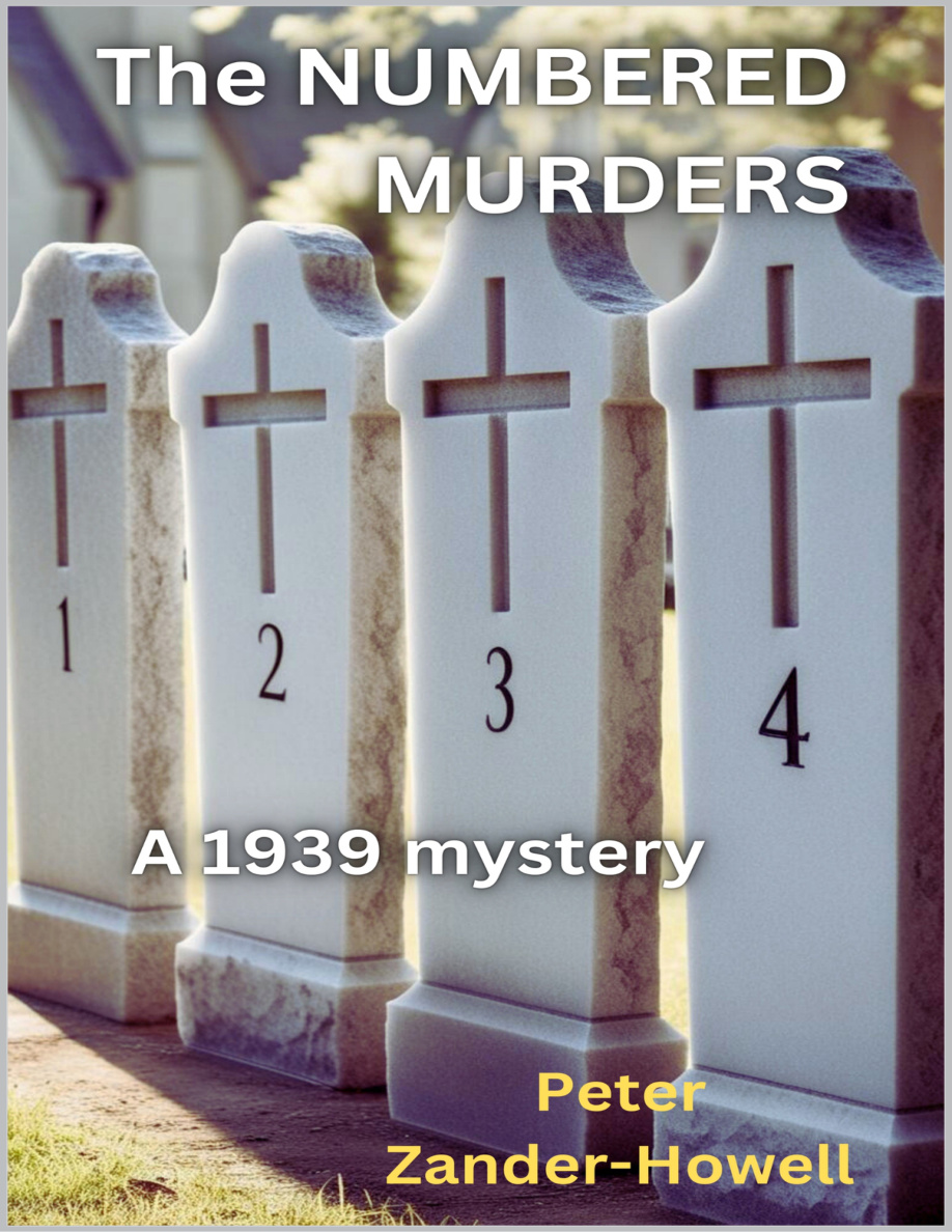 The Numbered Murders Peter Zander Howell Kitap Kapağı