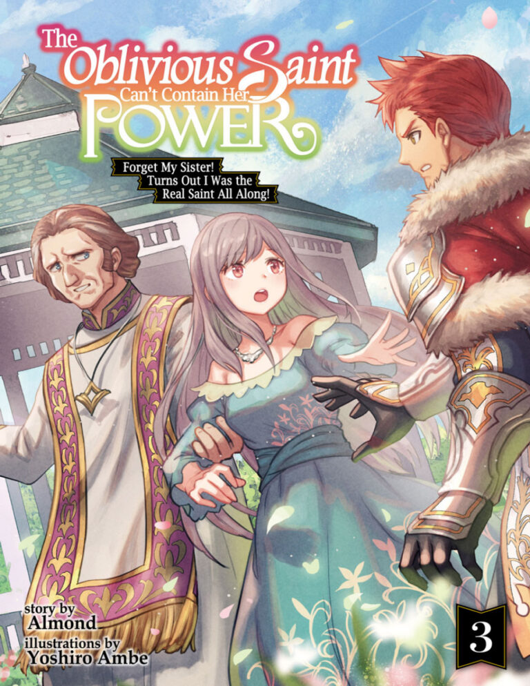 The Oblivious Saint Cant contain her power vol 3 Almond Kitap Kapağı