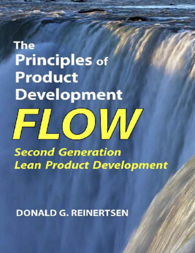 The Principles of Product Development Flow Second Generation Lean Product Development Donald G Reinertsen Kitap Kapağı
