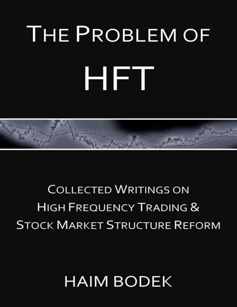 The Problem of HFT Collected Writings on High Frequency Trading Kitap Kapağı