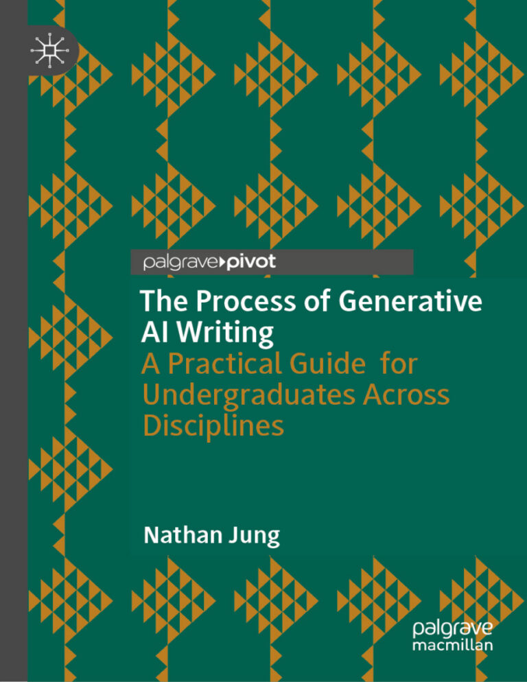 The Process of Generative AI Writing Nathan Jung Kitap Kapağı