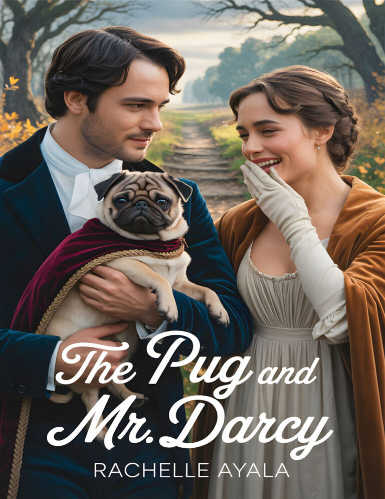 The Pug and Mr Darcy Rachelle Ayala Kitap Kapağı