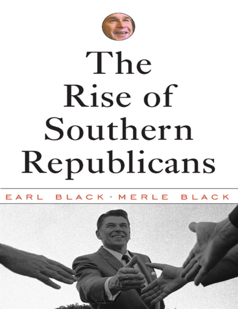 The Rise of Southern Republicans Earl Black Merle Black Kitap Kapağı