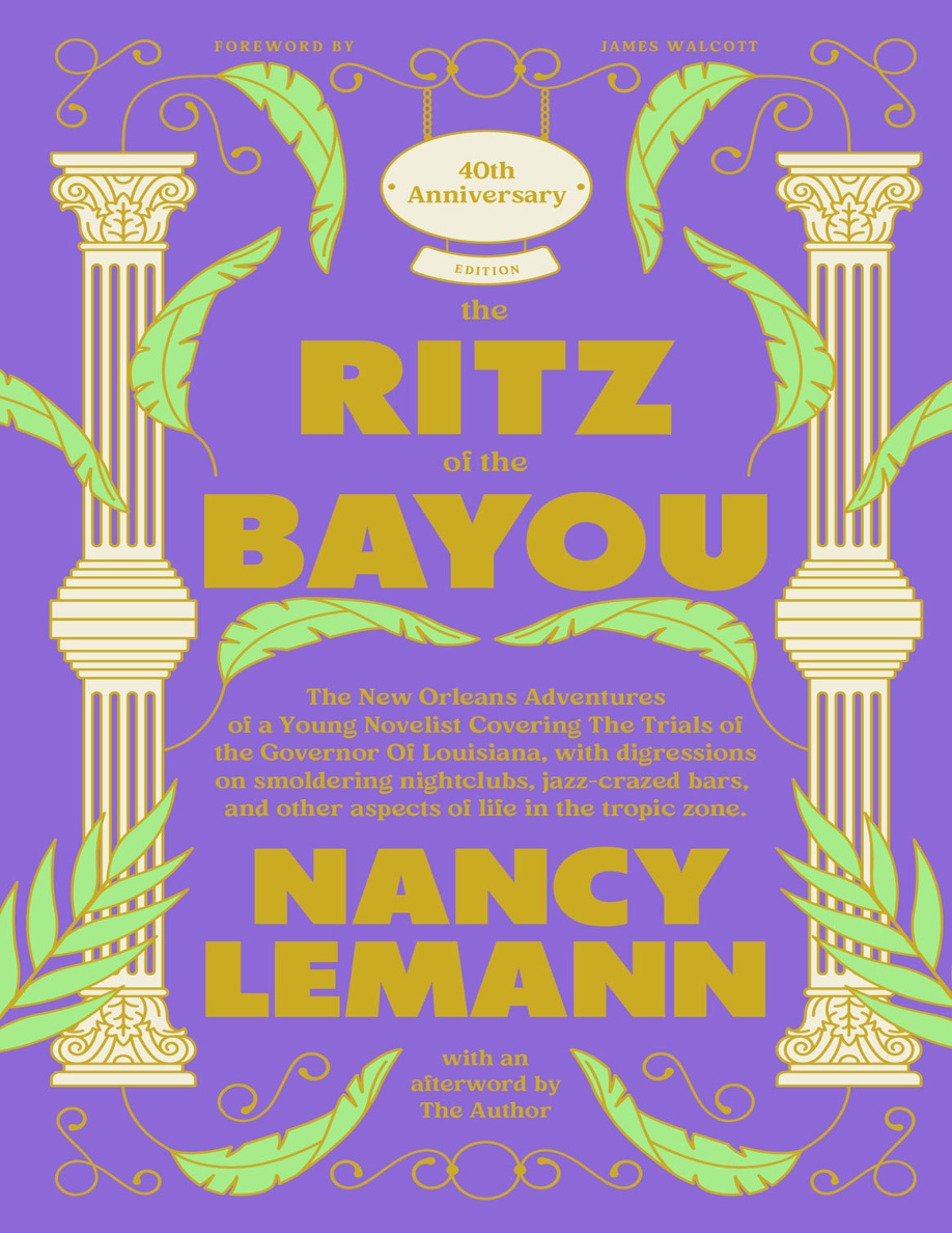 The Ritz of the Bayou Nancy Lemann Kitap Kapağı