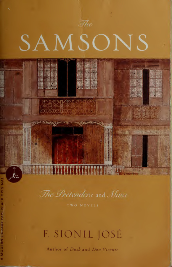 The Samsons Two Novels F Sionil Jose Kitap Kapağı