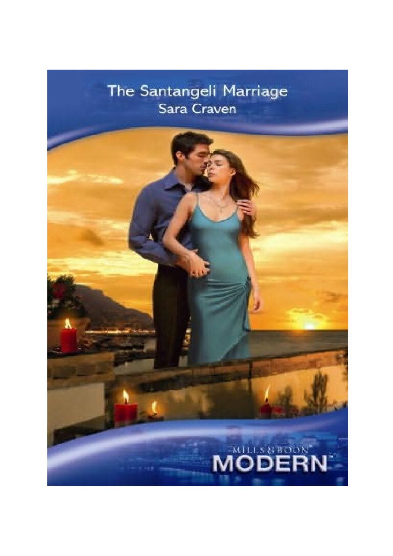 The Santangeli Marriage Sara Craven Kitap Kapağı