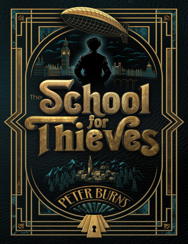 The School for Thieves Peter Burns Kitap Kapağı