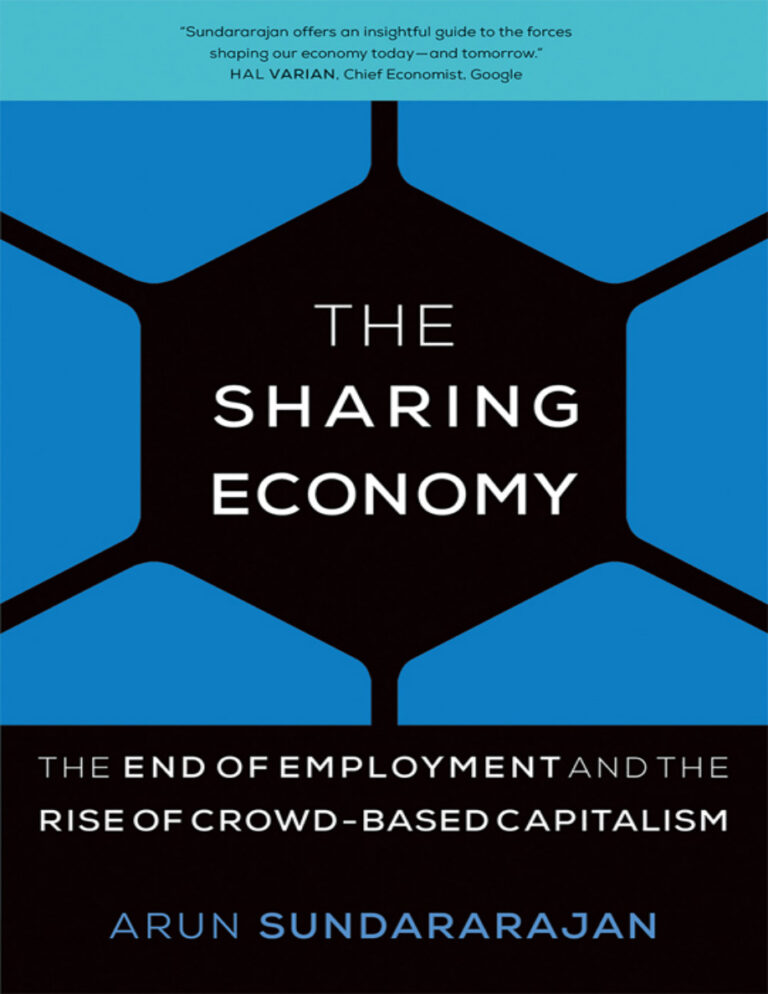 The Sharing Economy Arun Sundararajan Kitap Kapağı