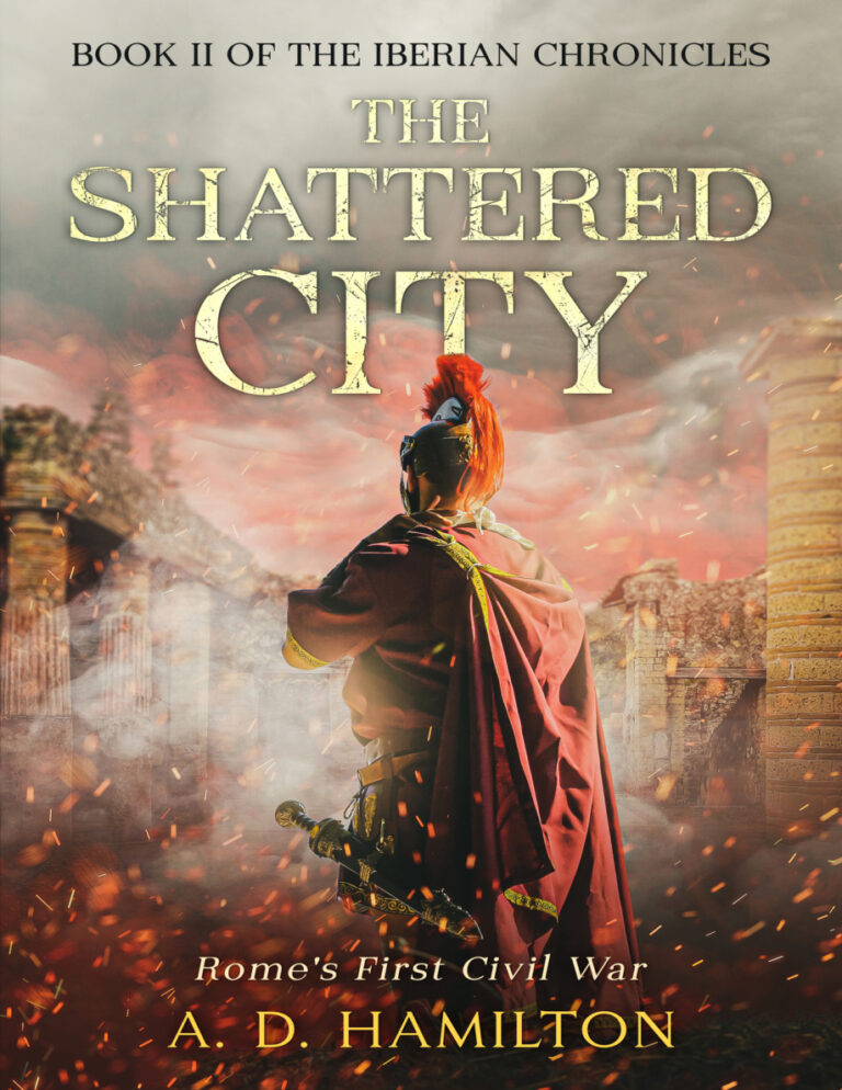 The Shattered City A D Hamilton Kitap Kapağı