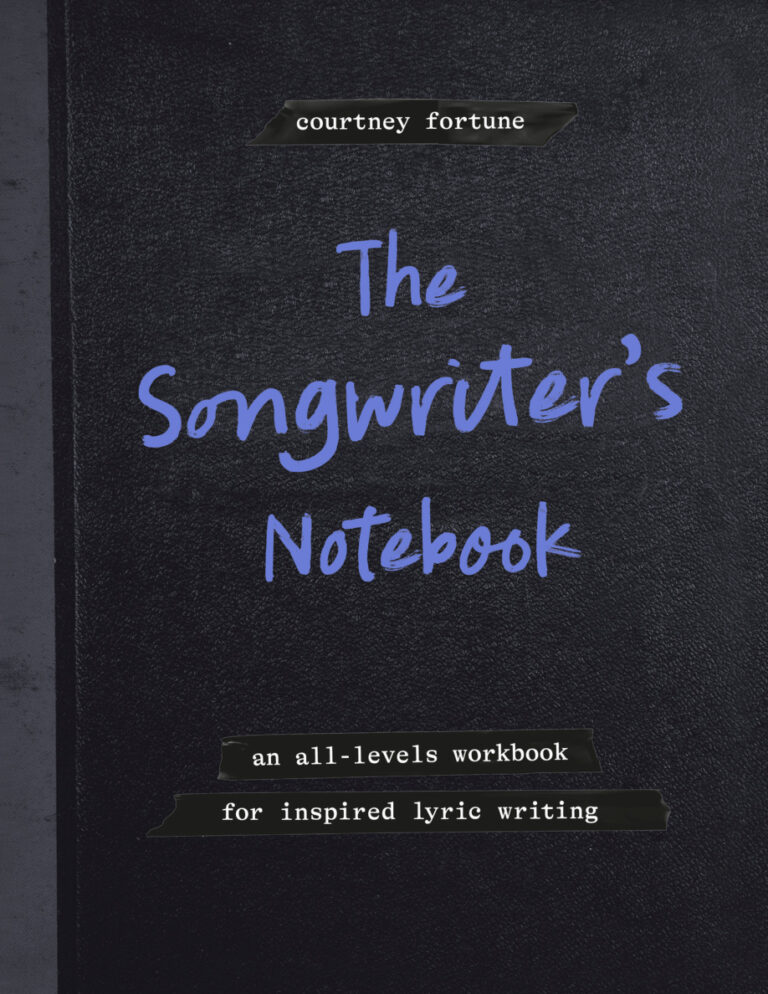 The Songwriters Notebook Courtney Fortune Kitap Kapağı