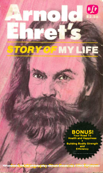 The Story of My Life Arnold Ehret Kitap Kapağı