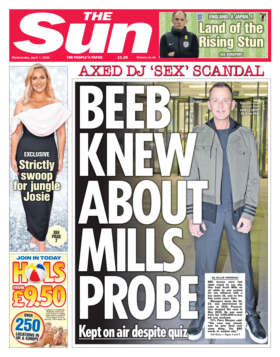 The Sun UK April 01 2026 The Sun UK Kitap Kapağı