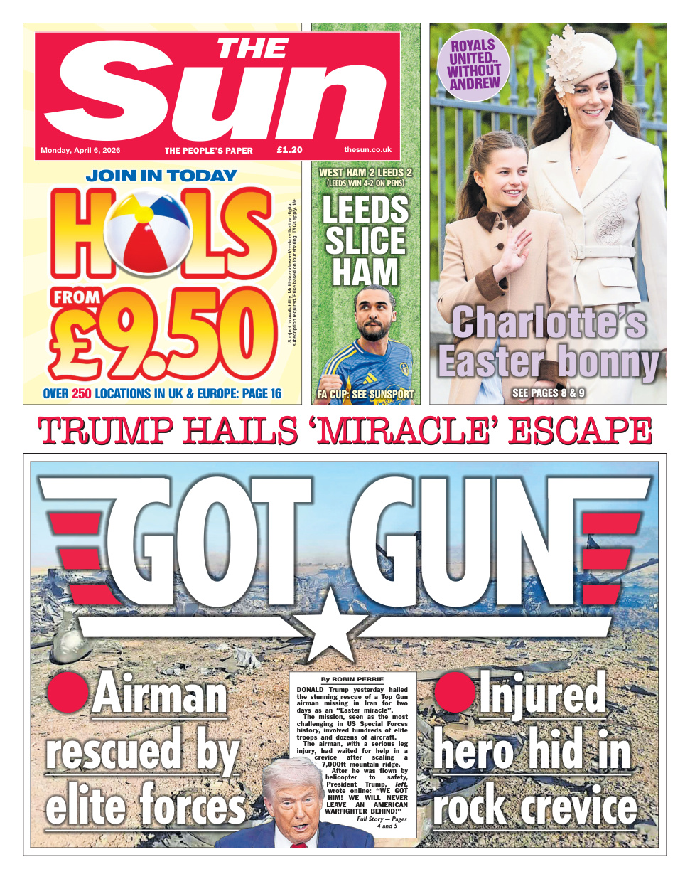 The Sun UK April 06 2026 The Sun UK Kitap Kapağı