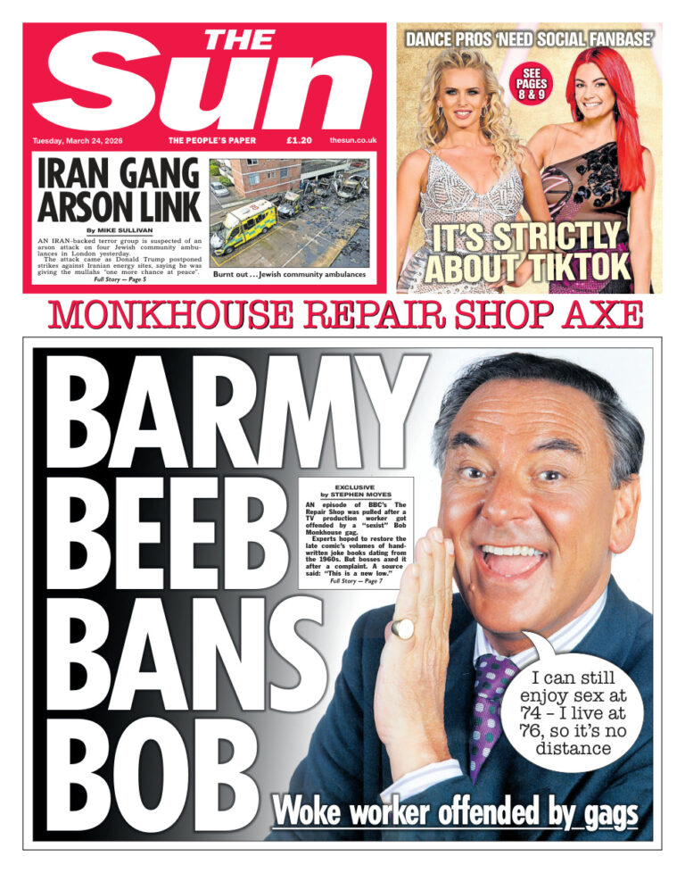 The Sun UK March 24 2026 The Sun UK Kitap Kapağı
