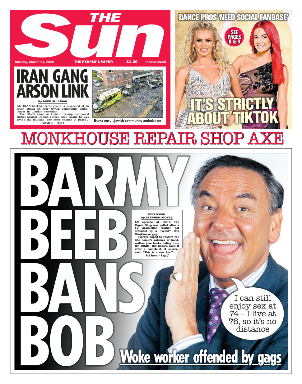 The Sun UK March 24 2026 The Sun UK Kitap Kapağı