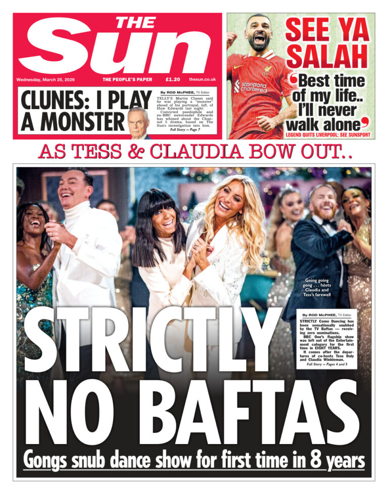The Sun UK March 25 2026 The Sun UK Kitap Kapağı